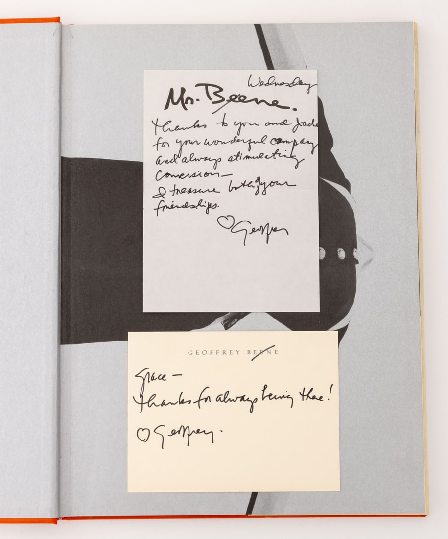 Signed Books on Valentino and Geoffrey Beene, 2 - 7