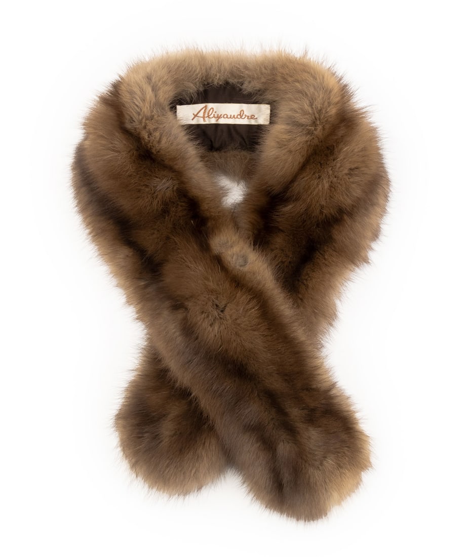 Valentino Sable Fur Scarf (1 of 8)