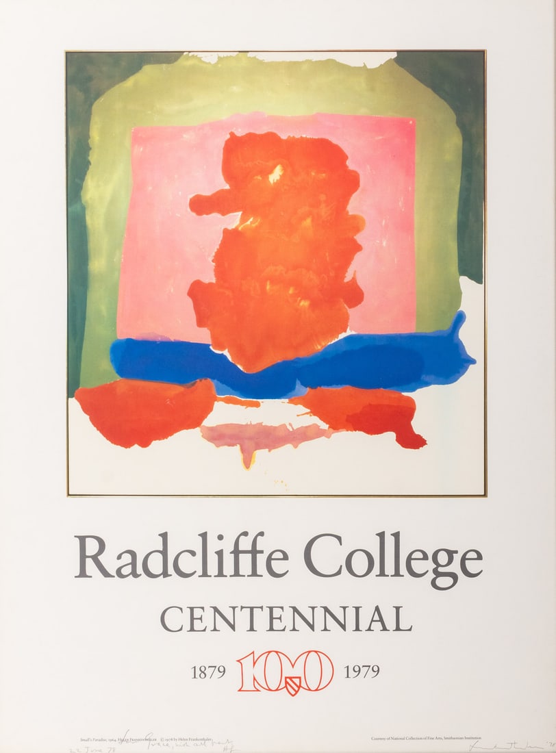 Helen Frankenthaler Signed Centennial Poster, 1978 - 2