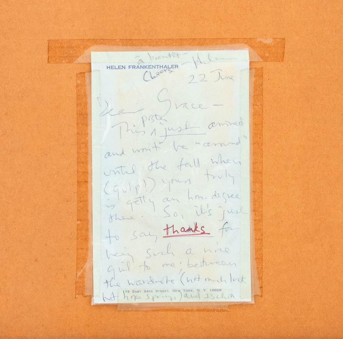 Helen Frankenthaler Signed Centennial Poster, 1978 - 8