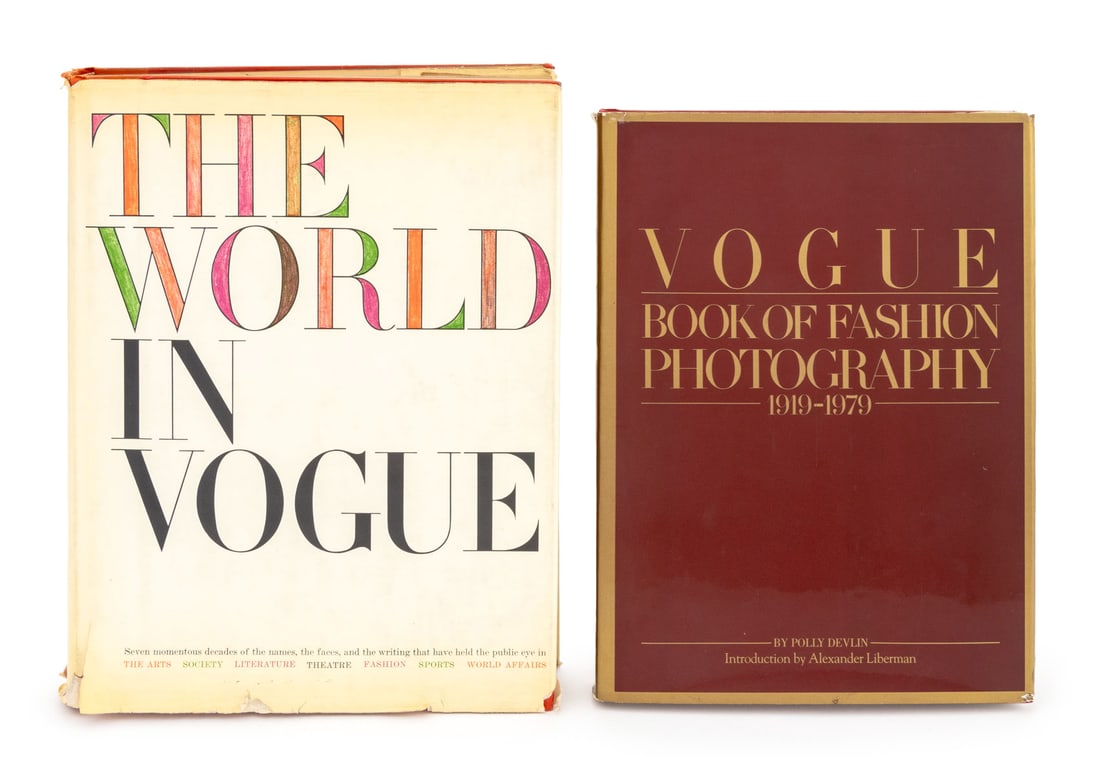 Alexander Liberman Signed Vogue Books, 2: Devlin, Polly, "Vogue: Book of Fashion Photography", New York: Simon and Schuster, 1979, introduction by Alexander Liberman, signed and inscribed by Alexander Liberman; and Rosenson, Audrey, executive