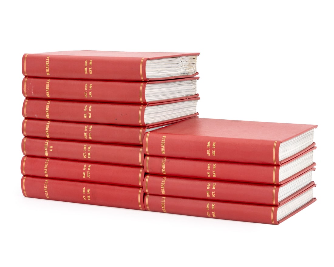 Bound Volumes of "Mirabella" Magazine, 1989-1993 (1 of 9)