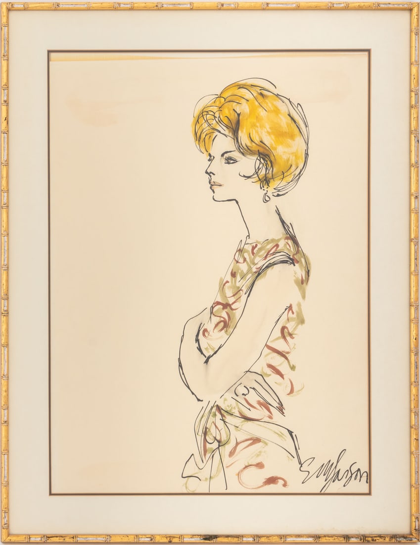 Esther Larson Portrait of Grace Watercolor (1 of 6)