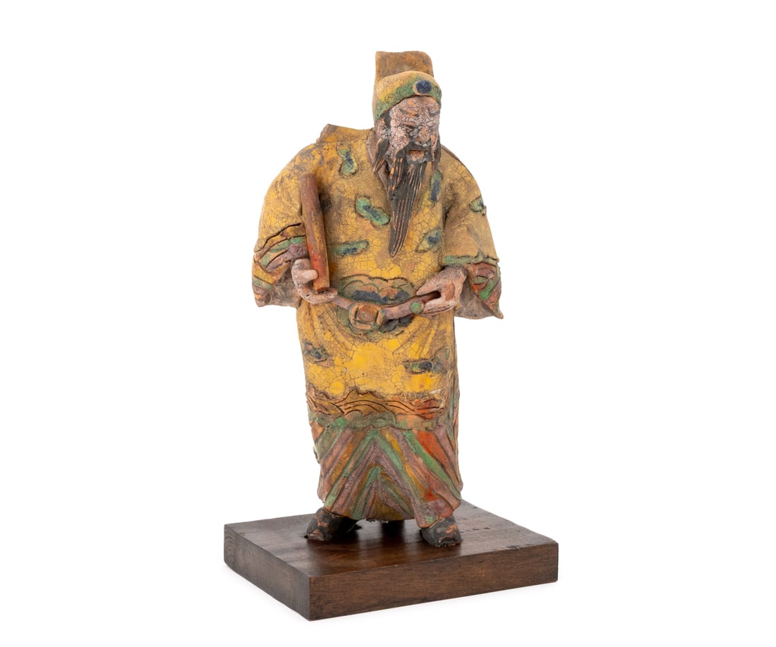 Chinese Glazed Terracotta Figural Roof Tile (1 of 9)