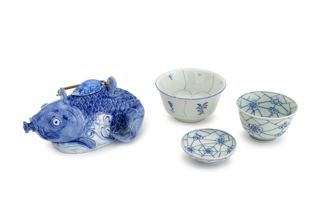 Chinese Blue & White Porcelain Articles, 4 (1 of 14)