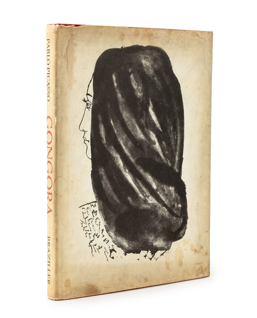 Pablo Picasso "Gongora" Book, 1985: Picasso, Pablo, "Gongora", New York: George Braziller, Inc., 1985, First Edition. 15.5" L x 11.5" W x 1" D. Provenance: From the Estate of American Fashion Journalist and Editor-in-Chief of Vogue