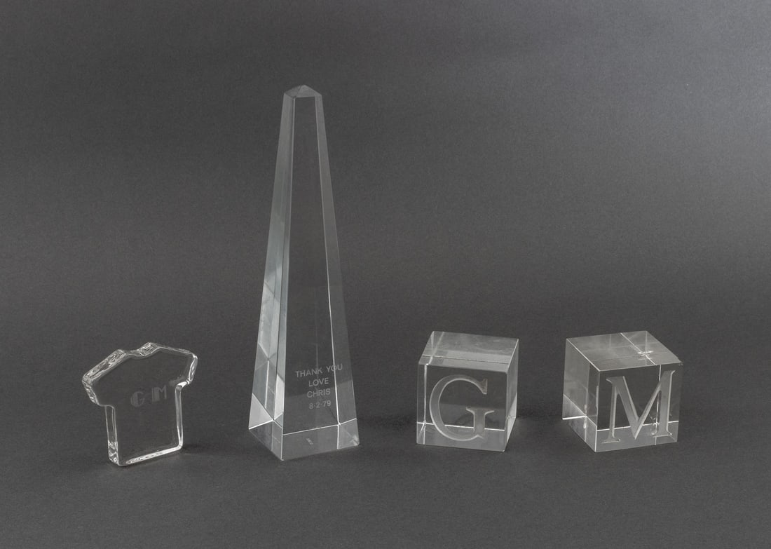 Tiffany & Co., Etc. Glass Desk Accessories, 4 (1 of 9)