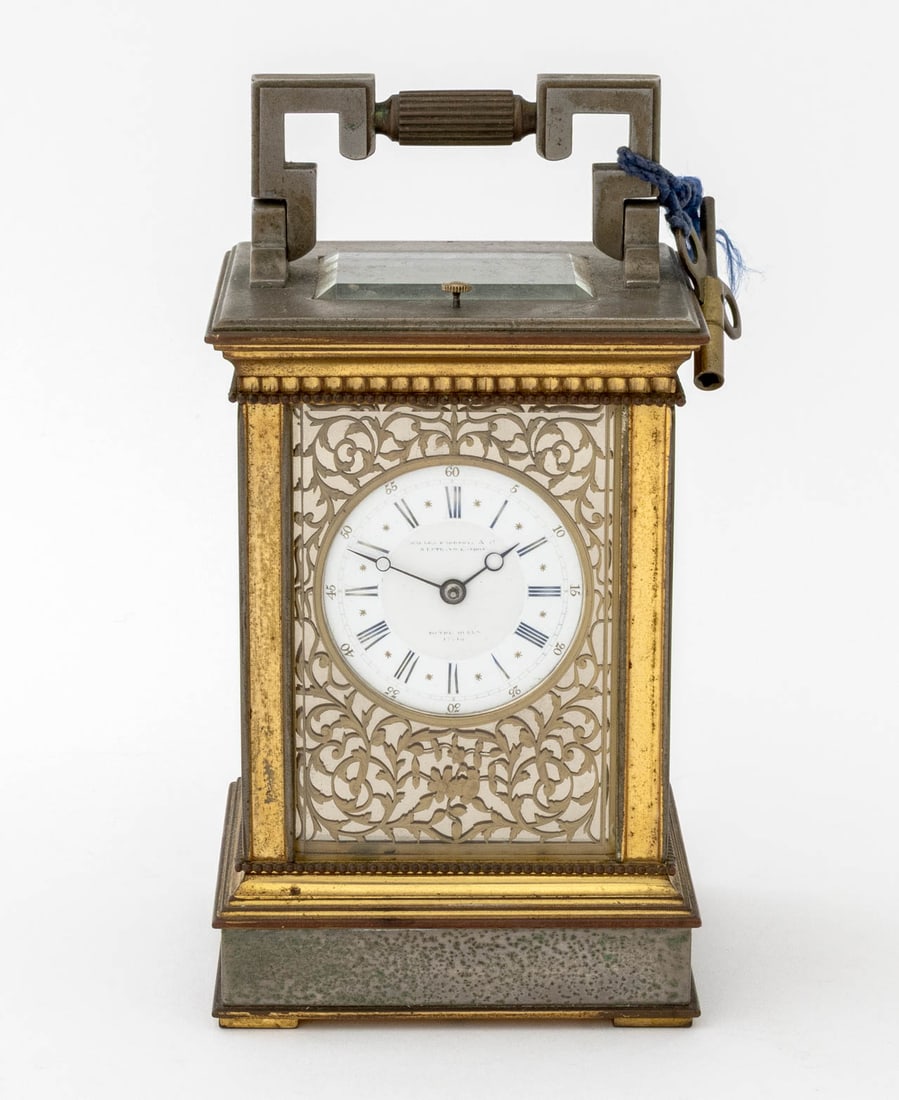 Victorian Brass Repeater Carriage Clock - 2