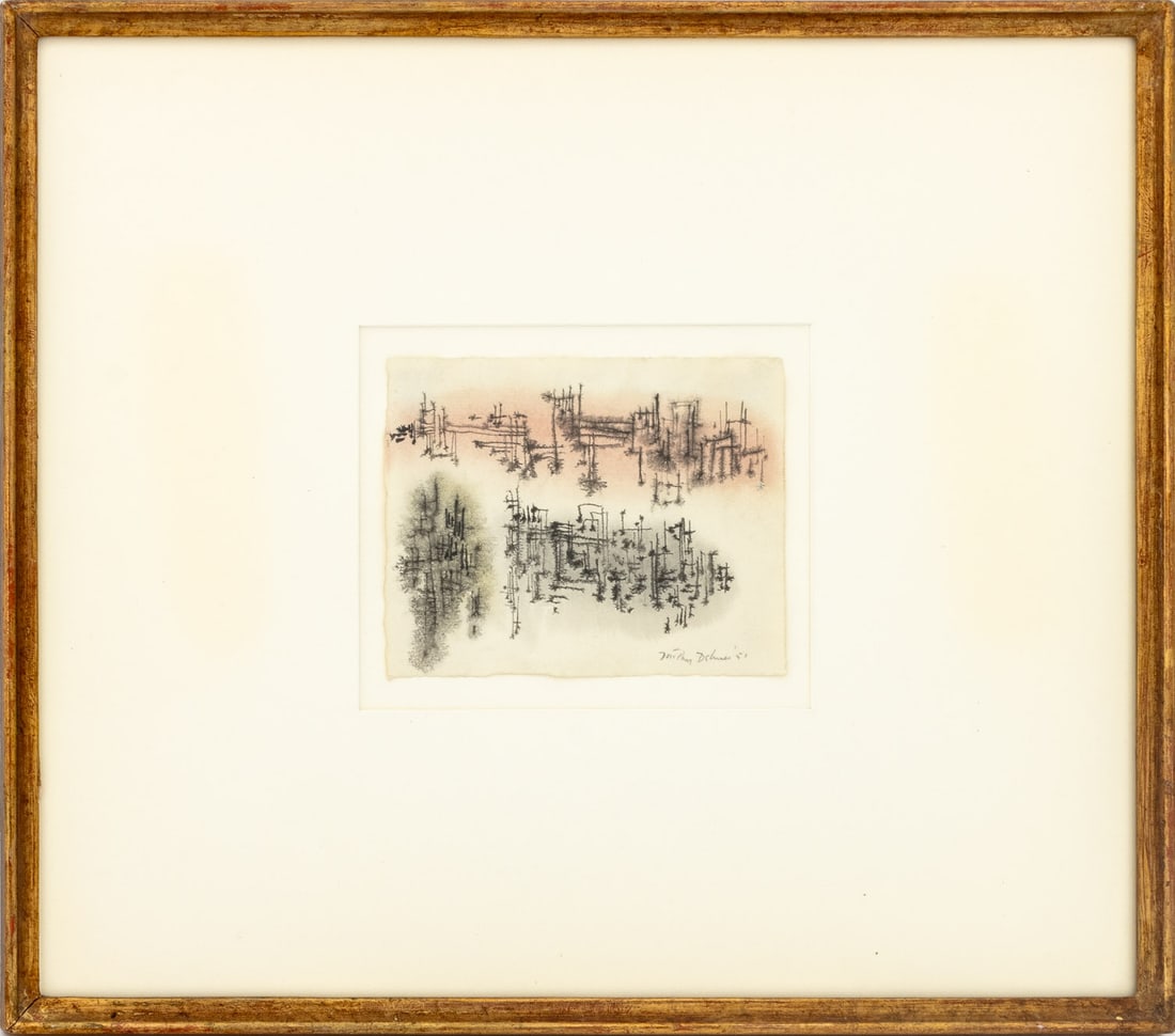 Dorothy Dehner Abstraction Ink and Wash, 1951 (1 of 5)