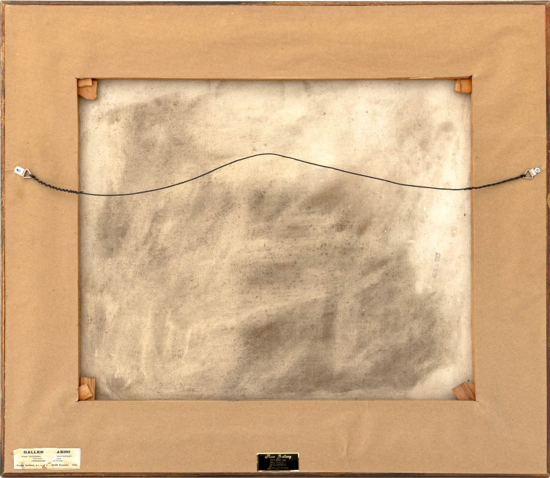 Oreste Zuccoli Still Life Oil on Canvas, 1966 - 5