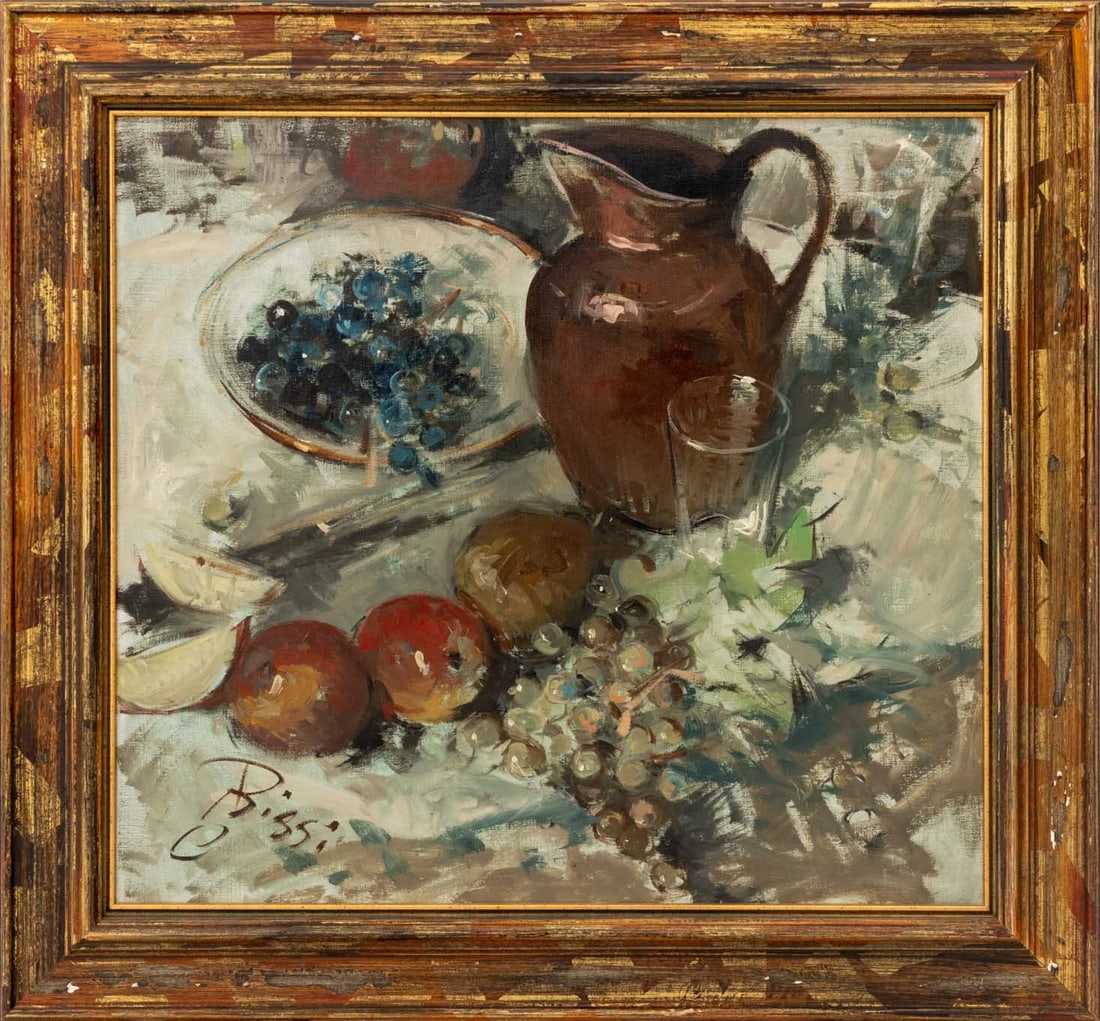 Sergio Cerno Bissi Still Life Scene Oil on Canvas (1 of 7)