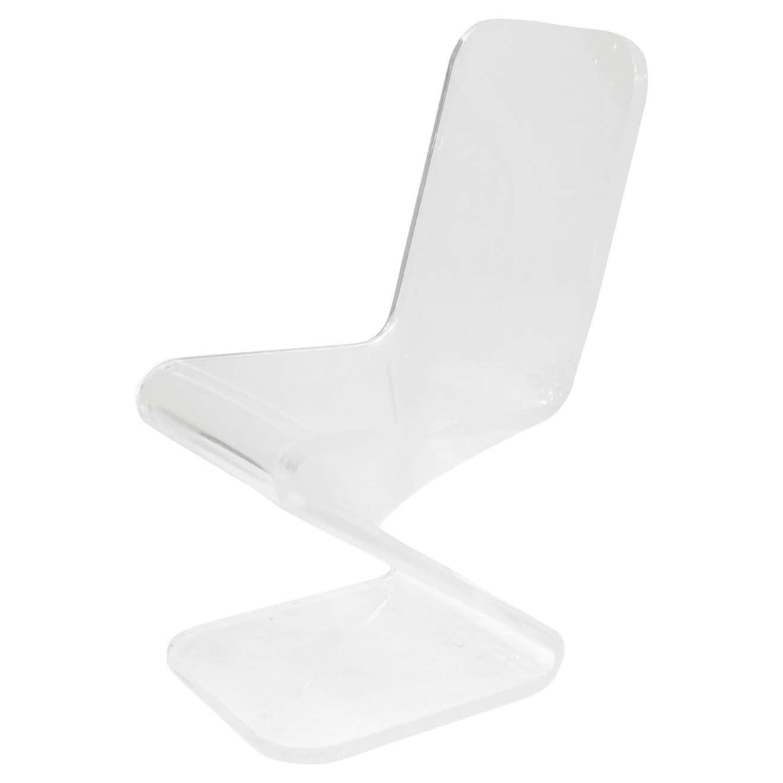 Les Prismatiques Z-Form Cantilever Lucite Chair (1 of 10)