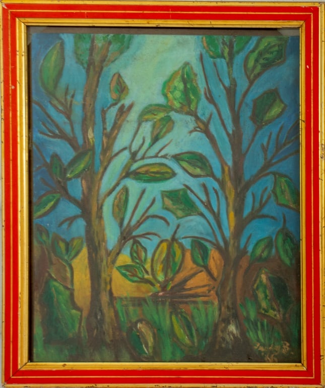 Trudy Howard Burst Twilight Landscape Oil (1 of 8)