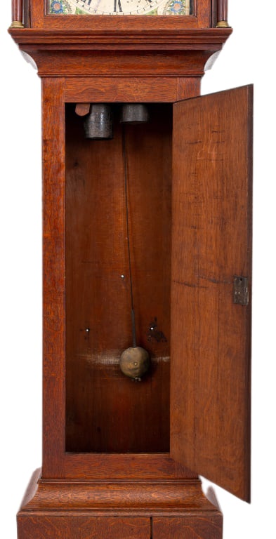 George III Style Oak Longcase Clock, 19th C. - 3