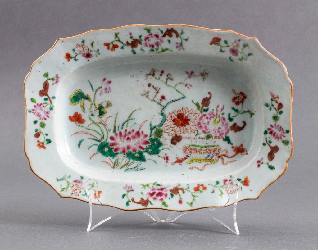 Chinese Export Famille Rose Porcelain Plate