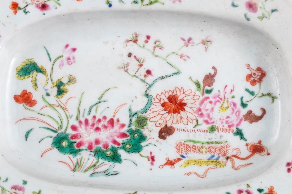Chinese Export Famille Rose Porcelain Plate - 6