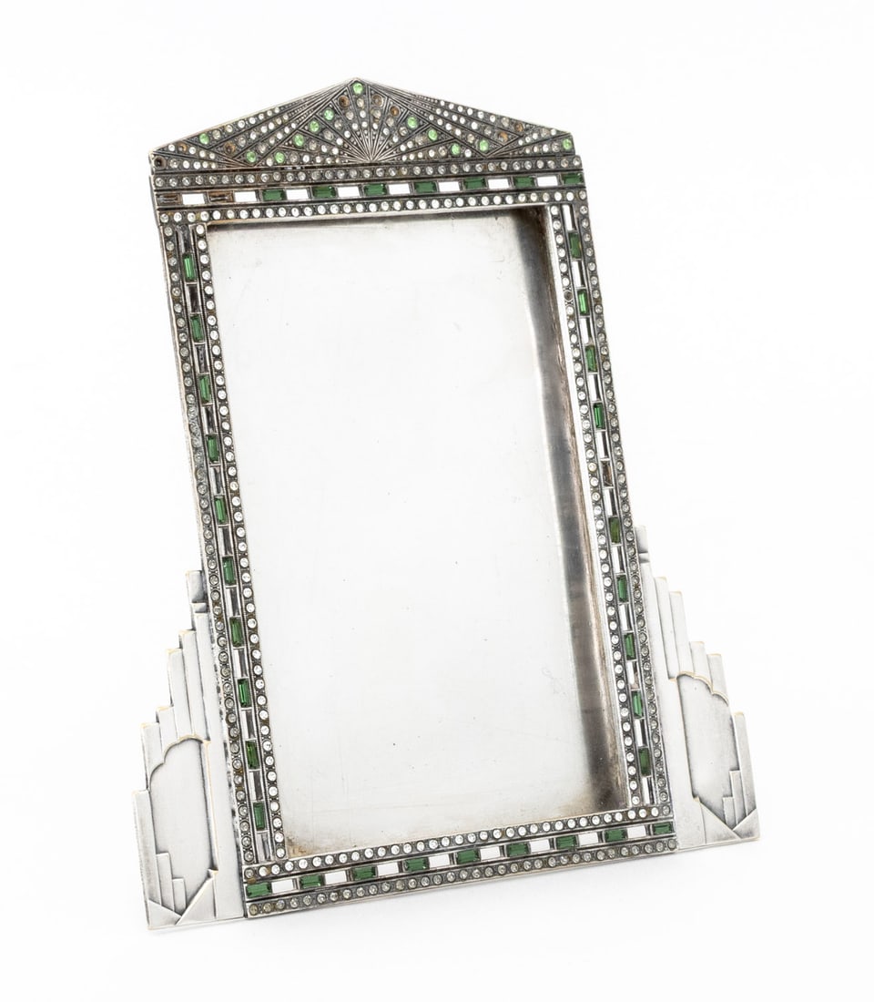 Art Deco Style Silver Plate Picture Frames, 9 - 10