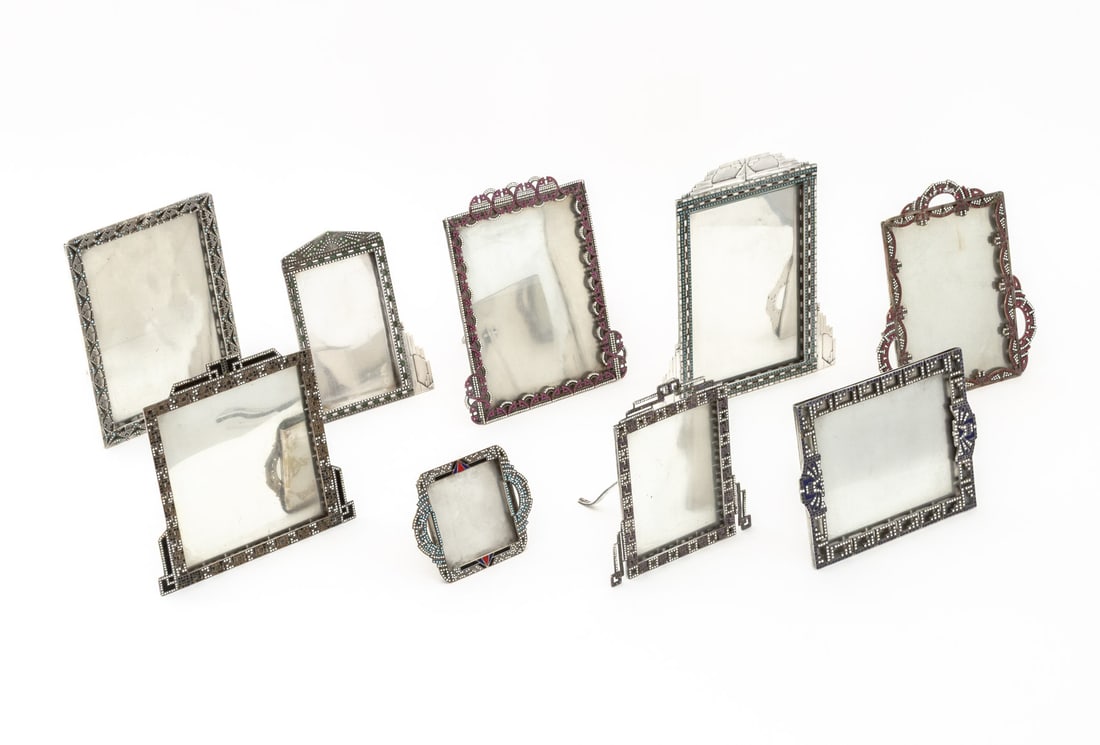 Art Deco Style Silver Plate Picture Frames, 9 - 2