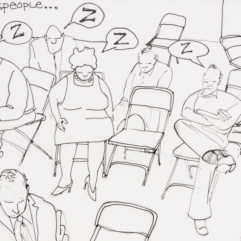 Michael Paraskevas Comic Strips Graphite, 4 - 3