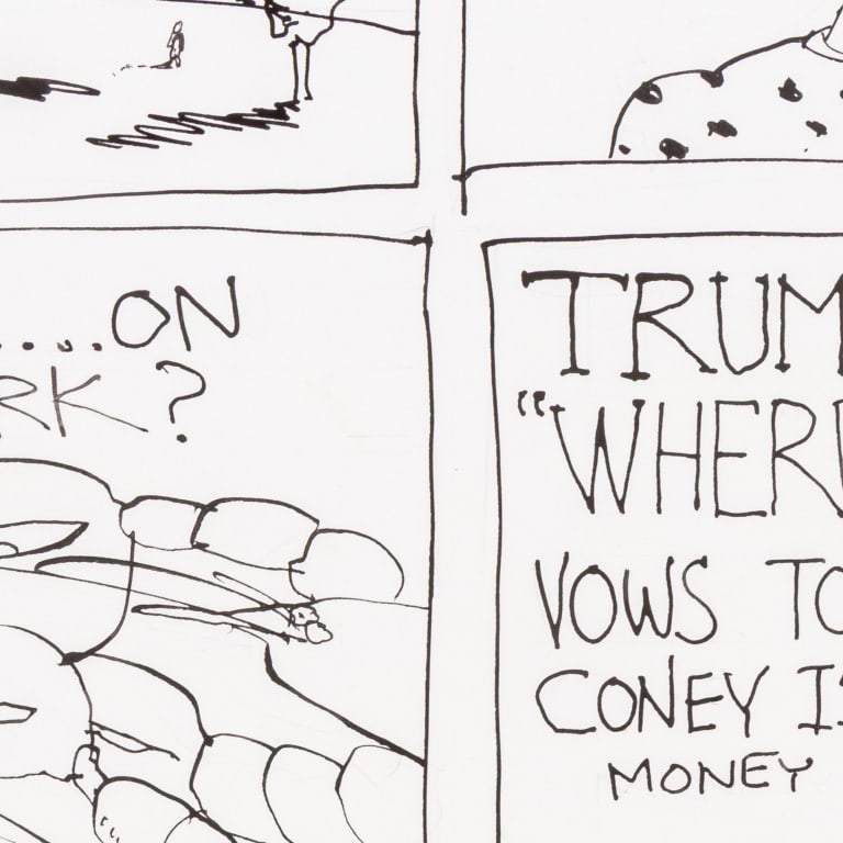 Michael Paraskevas Comic Strips Graphite, 4 - 5