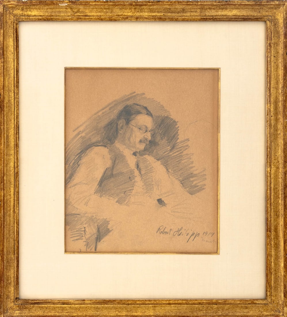 Robert Philipp "My Father" Pencil on Paper, 1919 (1 of 5)