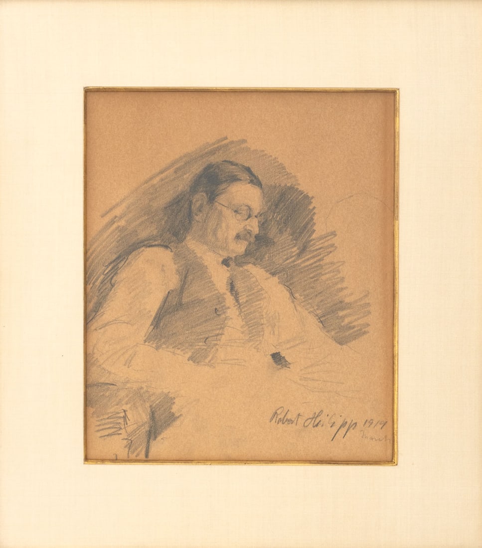Robert Philipp "My Father" Pencil on Paper, 1919 - 2