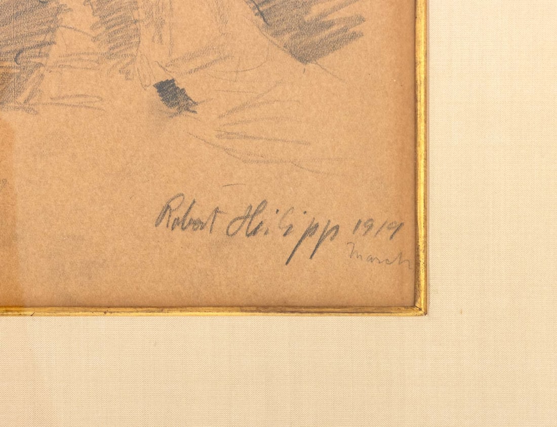 Robert Philipp "My Father" Pencil on Paper, 1919 - 3