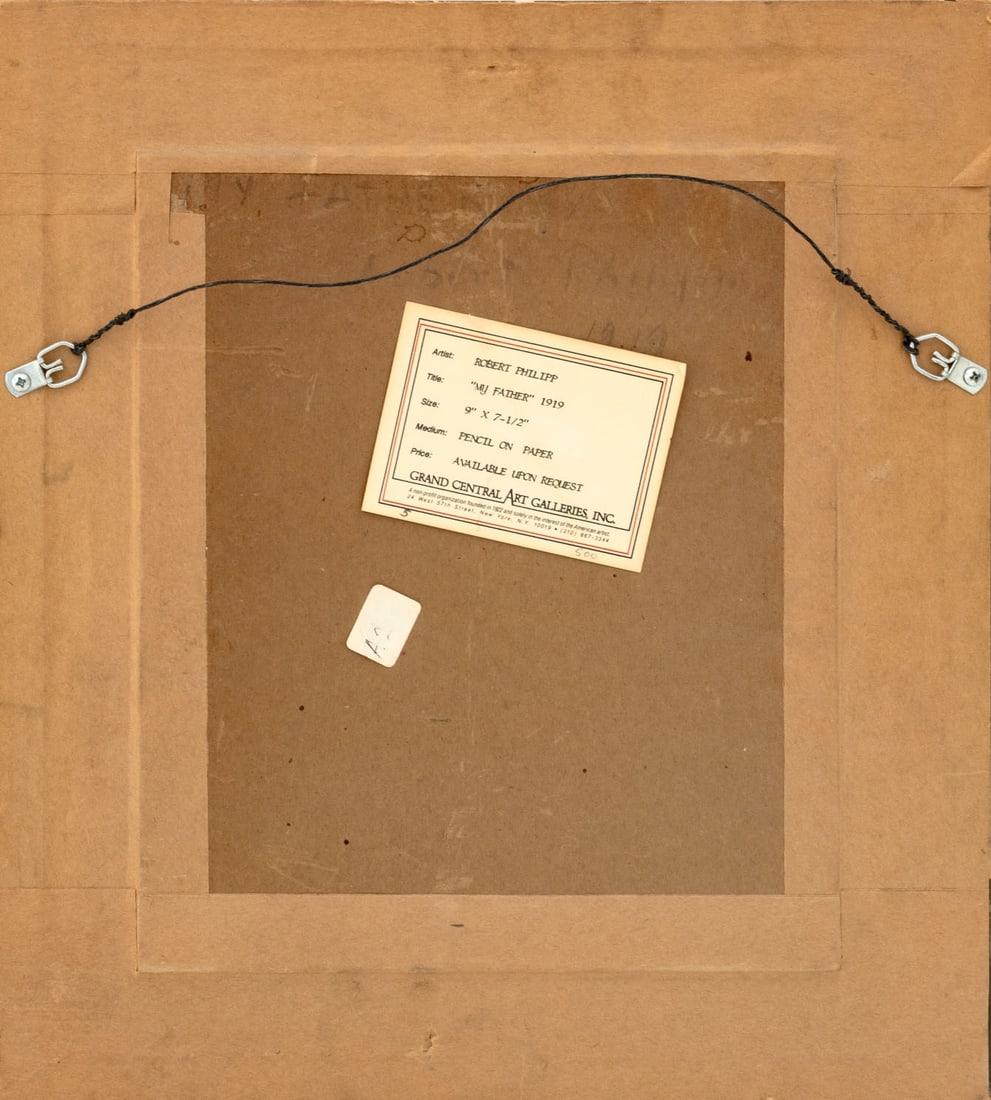 Robert Philipp "My Father" Pencil on Paper, 1919 - 4