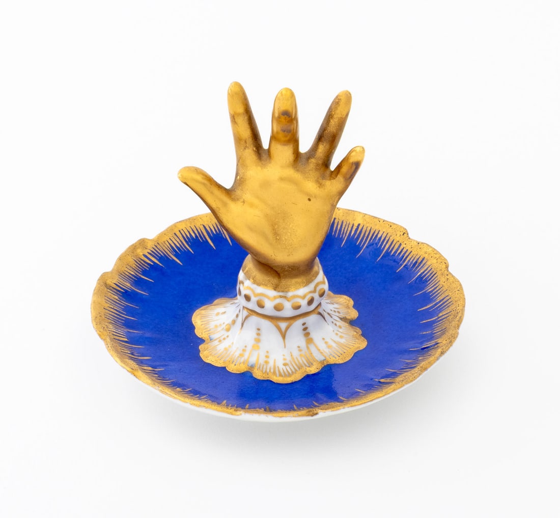 Samson Porcelain Hand Form Ring Holder - 3