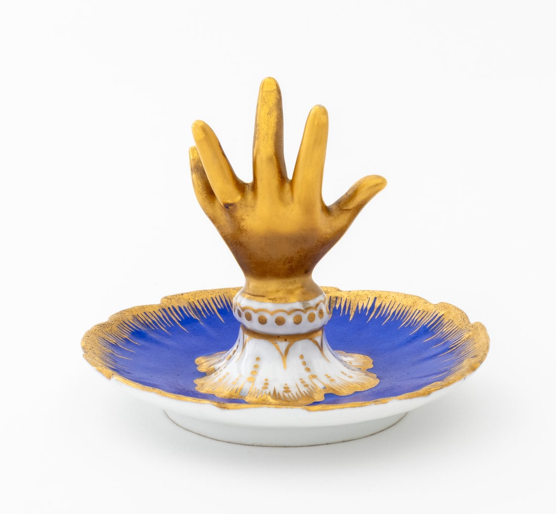 Samson Porcelain Hand Form Ring Holder - 5