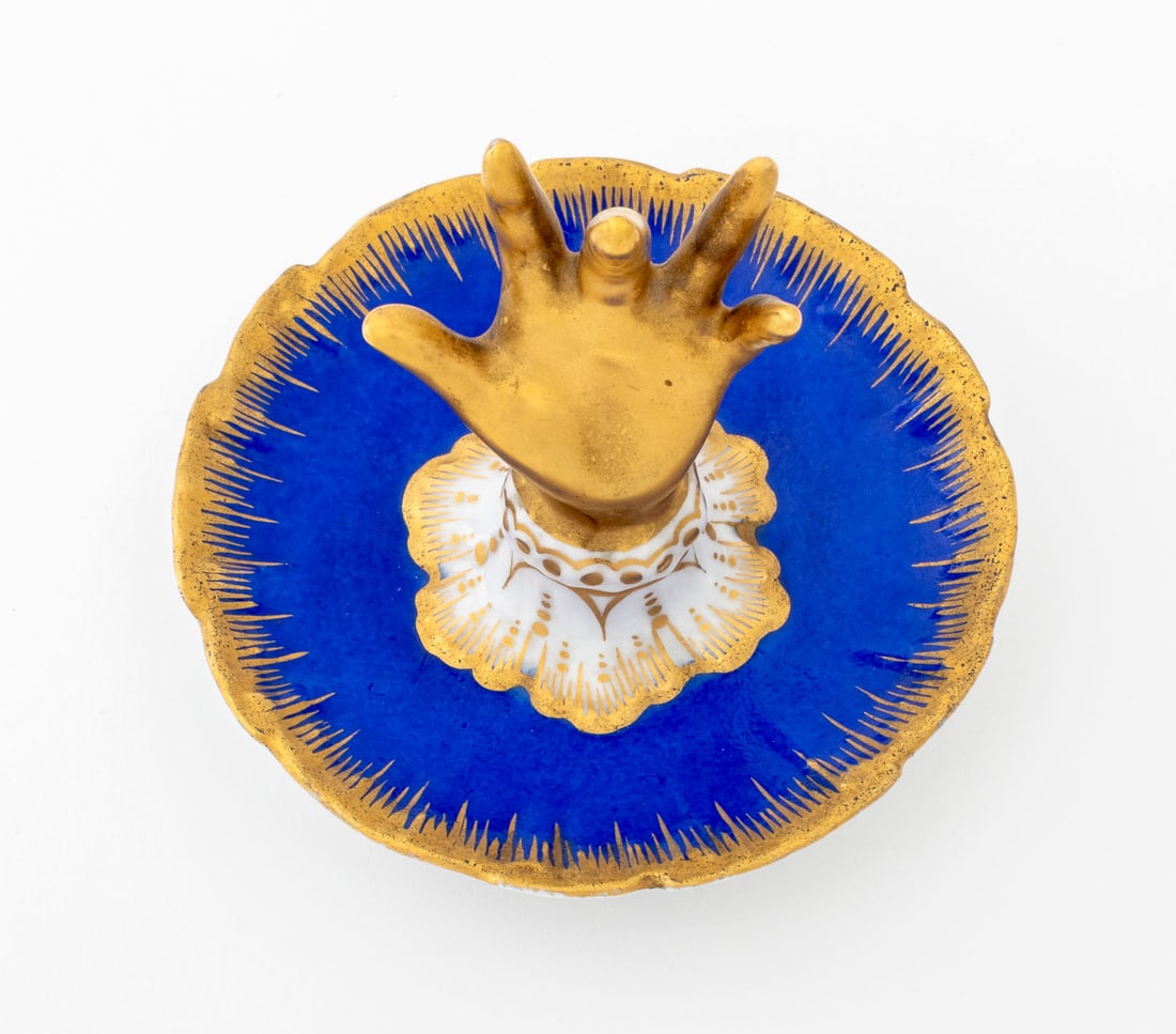 Samson Porcelain Hand Form Ring Holder - 6