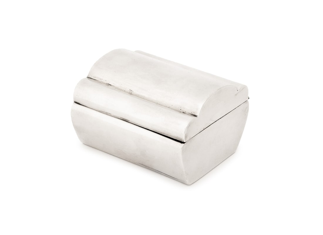 William Spratling Sterling Covered Box, ca. 1940 (1 of 9)