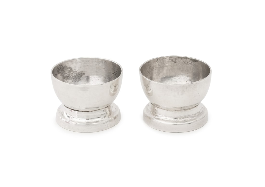 William Spratling Sterling Silver Open Salts, Pair (1 of 5)
