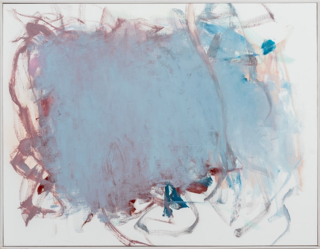 Robert O'Meara Blue Abstraction Oil on Canvas (1 of 5)