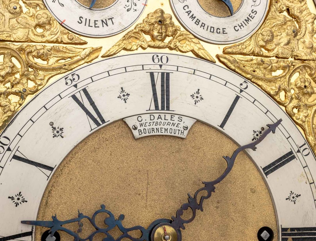 Victorian Ormolu Mounted Ebonized Bracket Clock - 6