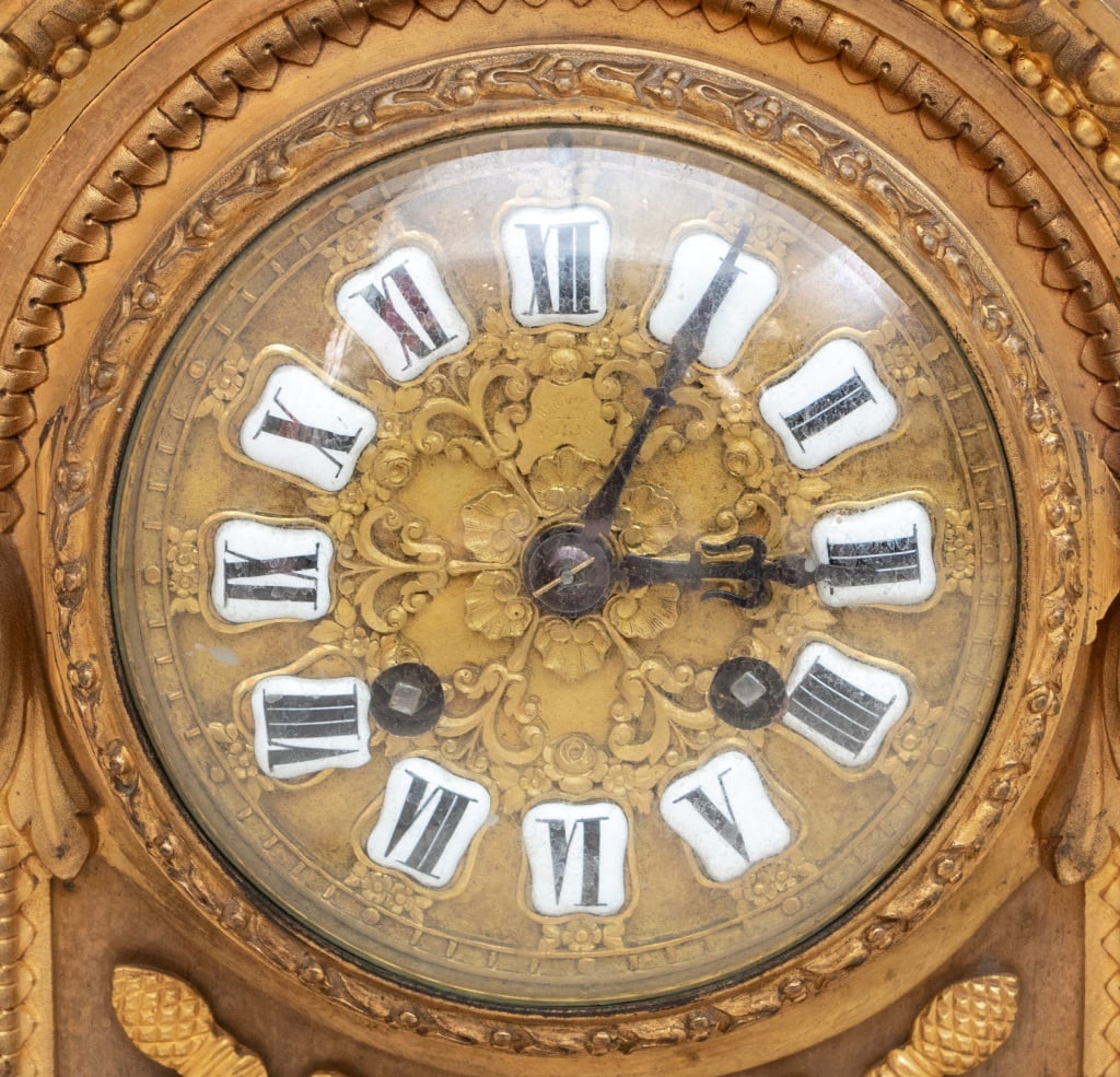Louis XVI Style Gilt Bronze Mantel Clock, 19th C. - 2