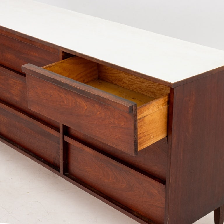 Danish Modern Style Walnut Sideboard - 4