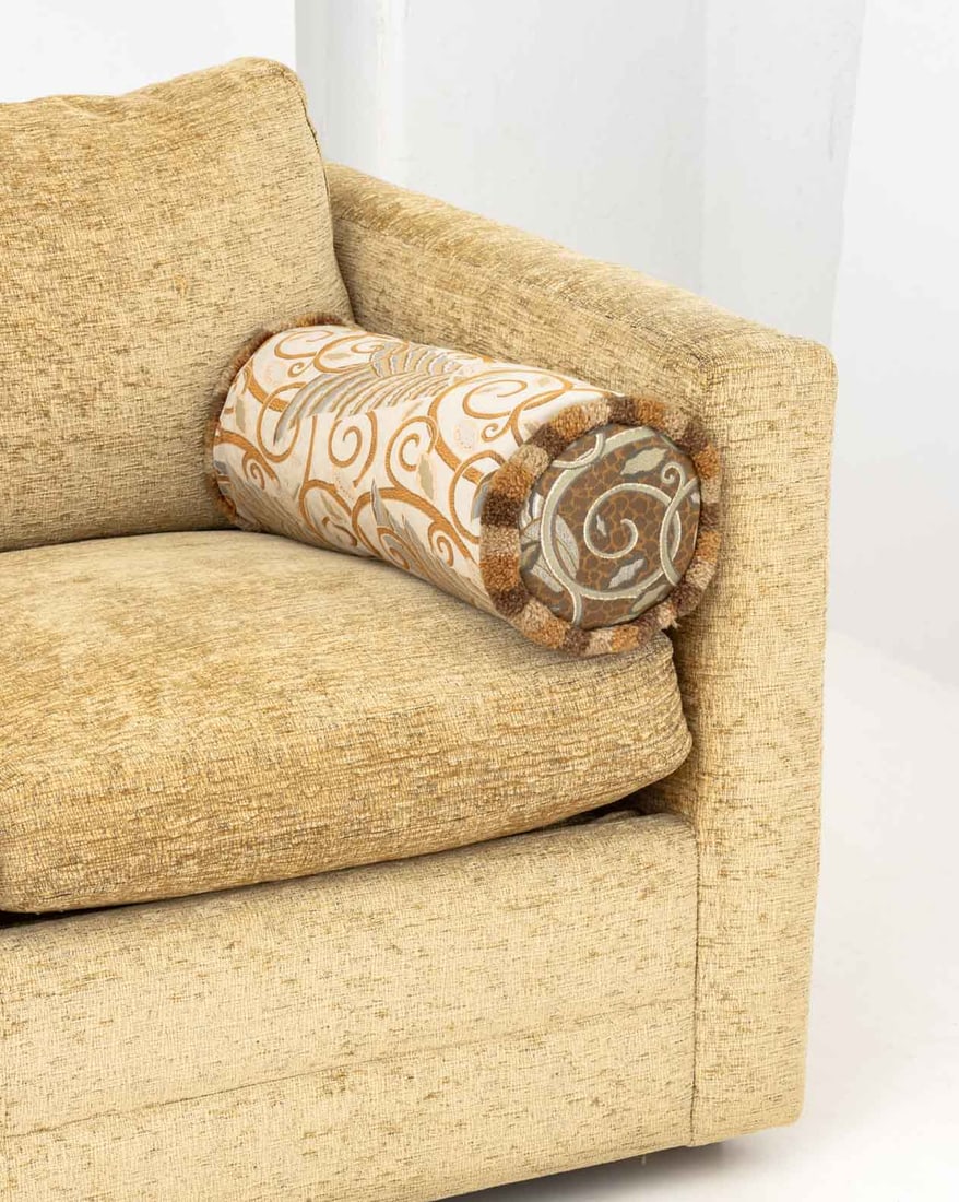 Avery Boardman Chenille Upholstered Sleeper Sofa - 3