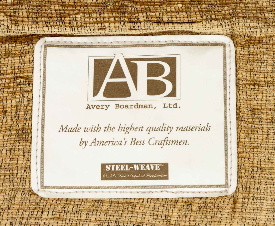 Avery Boardman Chenille Upholstered Sleeper Sofa - 6