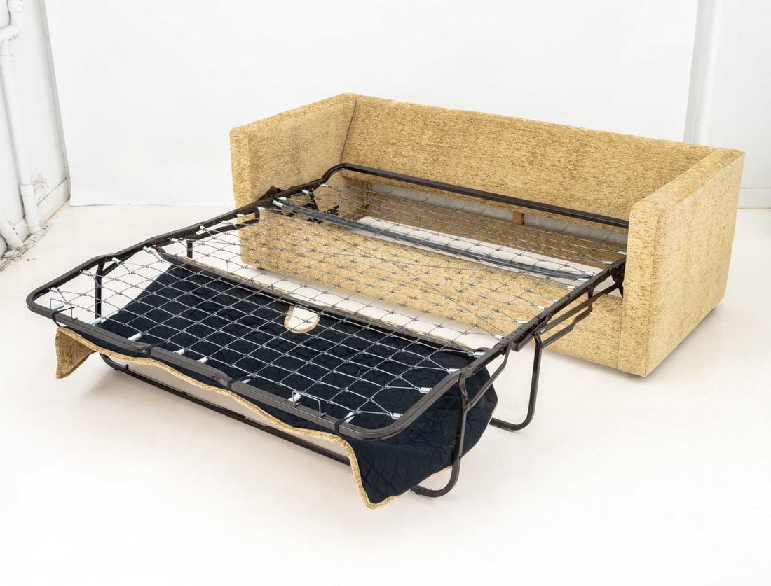 Avery Boardman Chenille Upholstered Sleeper Sofa - 8