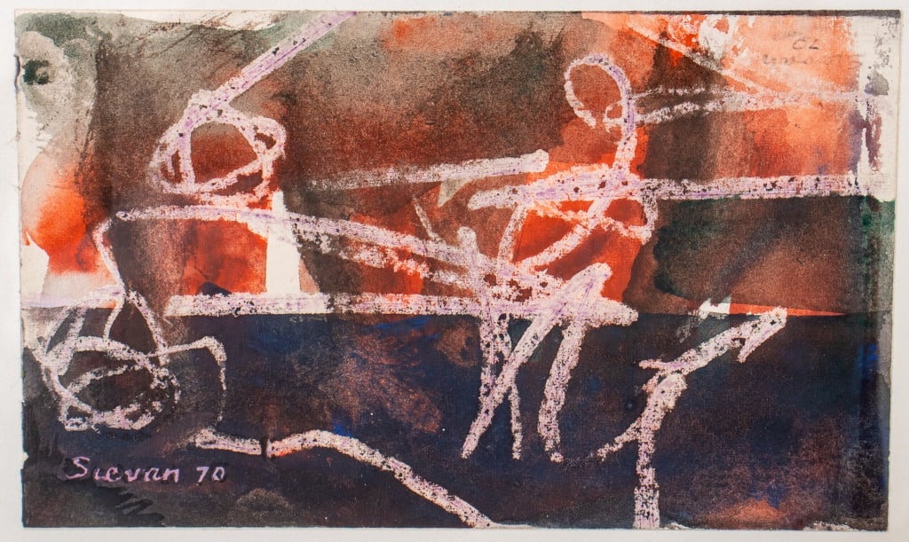 Maurice Sievan Untitled Mixed Media, 1970 - 2