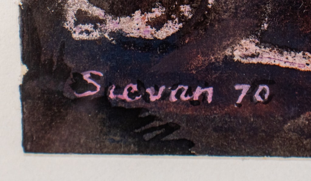 Maurice Sievan Untitled Mixed Media, 1970 - 5