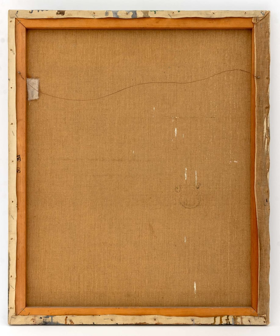 Abstract Composition Oil on Canvas, 20th C. - 4