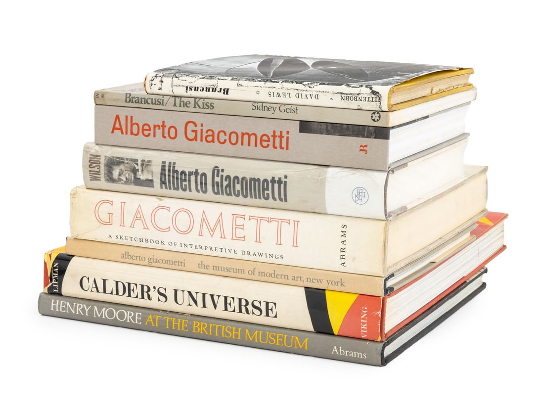 Books on Modern Artists, 8: Collection of Eight Books on Modern Artists, comprising: "Alberto Giacometti", The Museum of Modern Art, New York, "Alberto Giacometti: Myth, Magic, and the Man", Wilson, Laurie, "Alberto Giacometti",