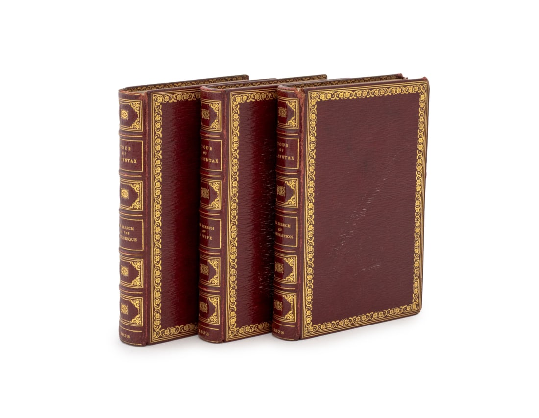 "Tour of Doctor Syntax", 1823-28, 3 Volume Set (1 of 7)