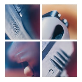 Vibeke Jensen "Gun Shot" Series Photographs, 4