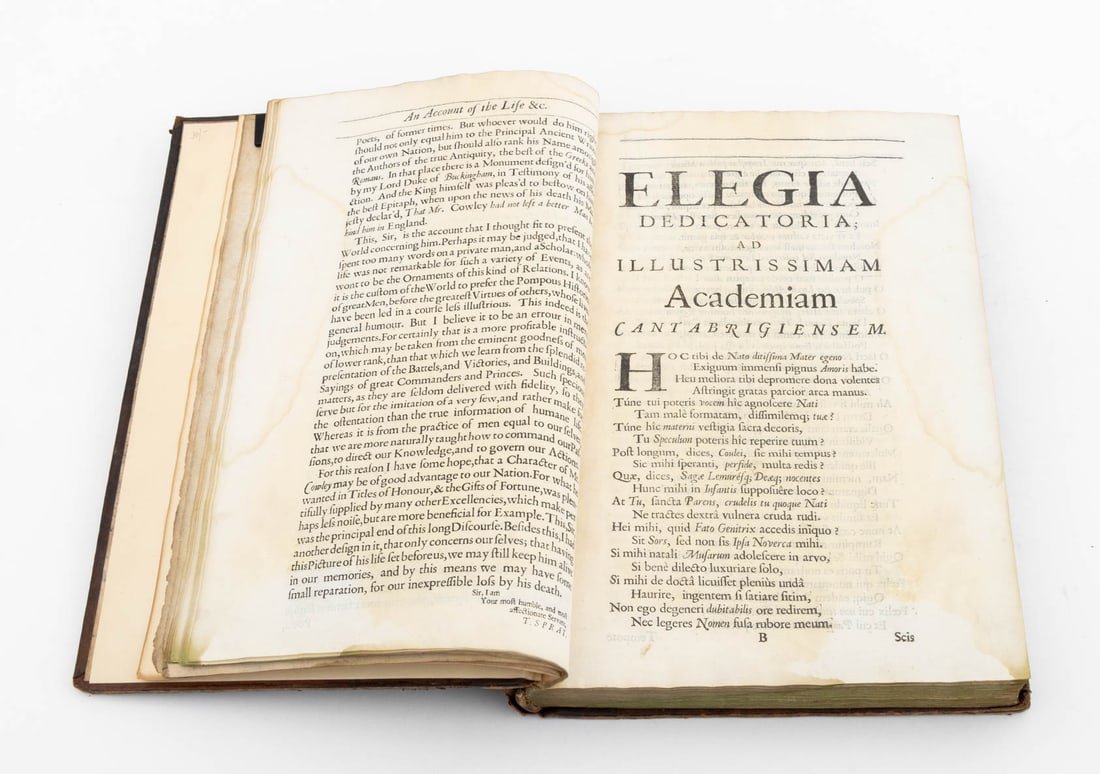 "The Works of Mr. Abraham Cowley", 1681 - 5