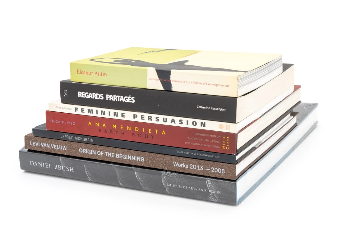 Signed, Etc. Books on Art and Artists, 7: Collection of Seven Books on Art and Artists, comprising: "Ana Mendieta Earth Body: Sculpture and Performance, 1972-1985", Viso, Olga M., "Regards Partages", Kessedjian, Catherine, signed and inscribe