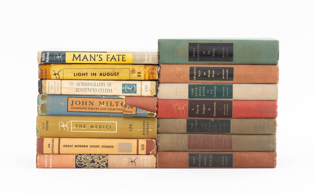 Modern Library Editions Books, 14 - 2