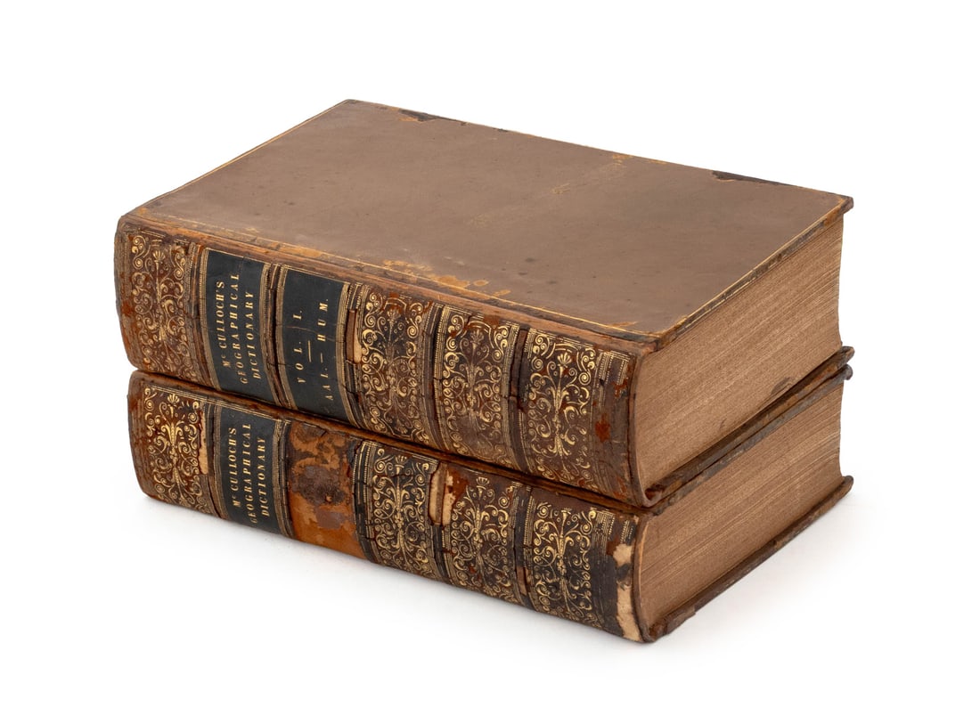 J. R. McCulloch "Geographical Dictionary", 2 Vols.: McCulloch, J. R., "A Dictionary, Geographical, Statistical and Historical, of the Various Countries, Places and Principal Natural Objects in the World", London: Longman, Orme, Brown, Green, and Longma